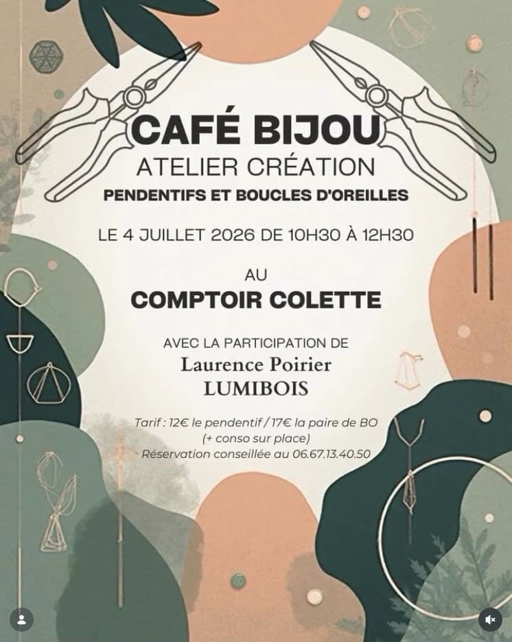 Affiche du café bijou du 4 juillet