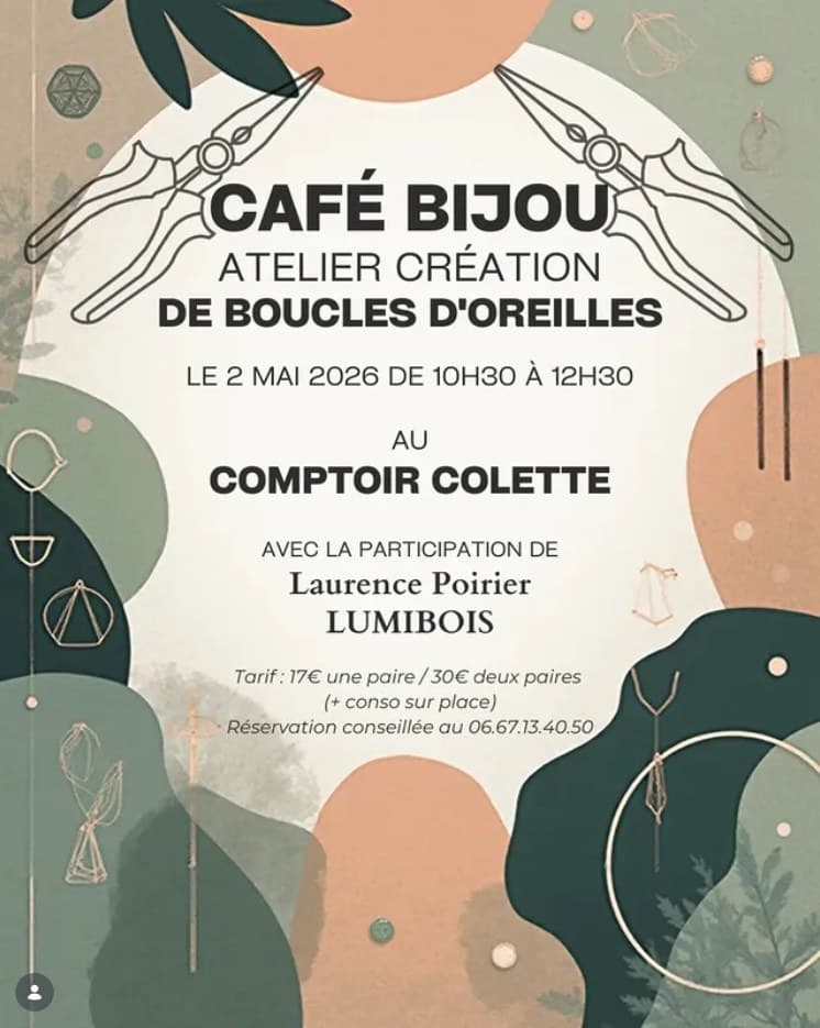 Affiche du café bijou du 2 mai